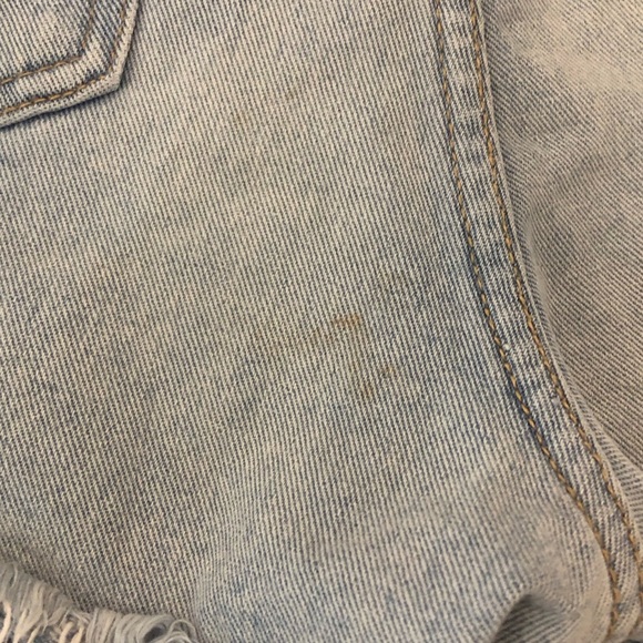 Wild Fable Highest Rise Cutoff Shorts Distressed Denim Jean Shorts Size 6 - Picture 7 of 8